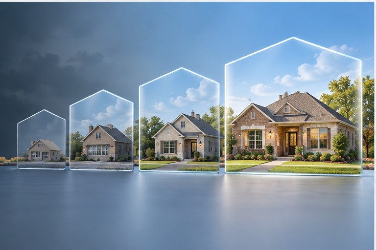 Illustration of different homeowners coverage levels and policy protection